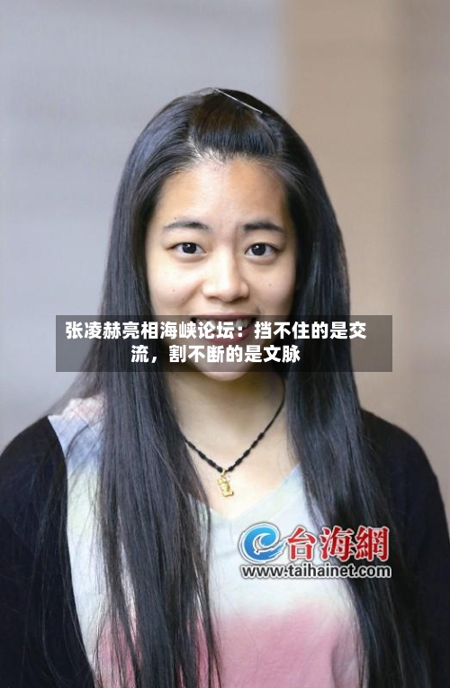 张凌赫亮相海峡论坛：挡不住的是交流	，割不断的是文脉-第2张图片