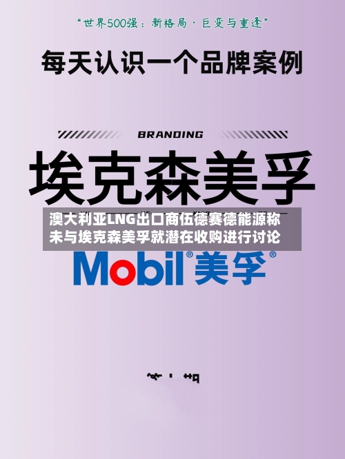 澳大利亚LNG出口商伍德赛德能源称未与埃克森美孚就潜在收购进行讨论-第2张图片